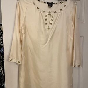 Dana Buchman Cream tunic